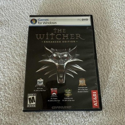 Atari The Witcher Enhanced Edition PC Game One Size Black White