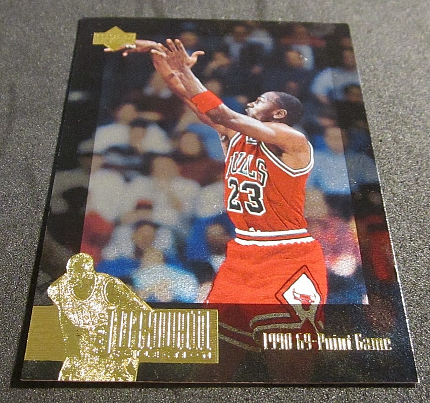 MICHAEL JORDAN 1995 UPPER DECK  JORDAN COLLECTION  INSERT CARD CHICAGO BULLS