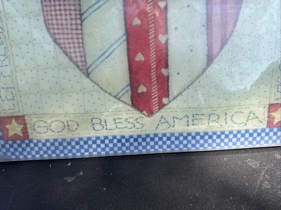 Tabla de cortar America The Beautiful Glass Worktop Saver Foto 2 de 4