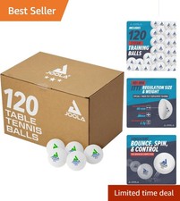Joola 3 Star Table Tennis Balls - Tournament Ready, Indoor Outdoor Fun