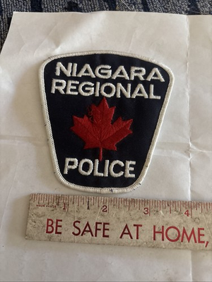 #ad #ad ONTARIO CANADA NIAGARA REGIONAL POLICE DEPT Sew On PATCH $4.25