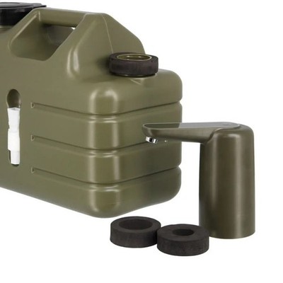 NGT Wasserhahn Wasserkanister Behältniss Akku Pumpe Camping Outdoor LED grün Set
