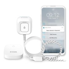Next-Gen WiFi Water Leak Detector Starter Kit with 2 sensors Loud 100 dB Soun...