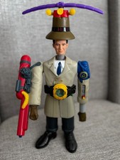 INSPECTOR GADGET 14" ACTION FIGURE COMPLETE W/ WATCH BELT VTG 1999 McDonald's