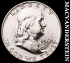 1960 Silver Franklin Half Dollar - Choice Gem Brilliant Unc+++  Lustrous  #i824