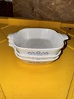SET OF 3-Pyrex Casserole Dish Vintage 1 3/4 Cup. P-41-B Corning Ware Cornflower