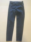 Spanx Womens Pull On Denim Jeggings Blue Distressed Skinny Jeans Size Small