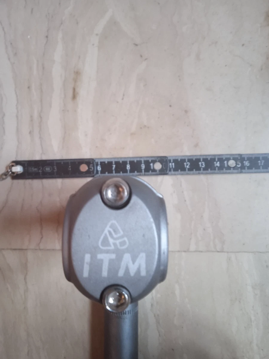 Attacco Manubrio Bici 22,2mm – Acciaio 95mm Escursione – Argento 25,4mm Angolo 25°