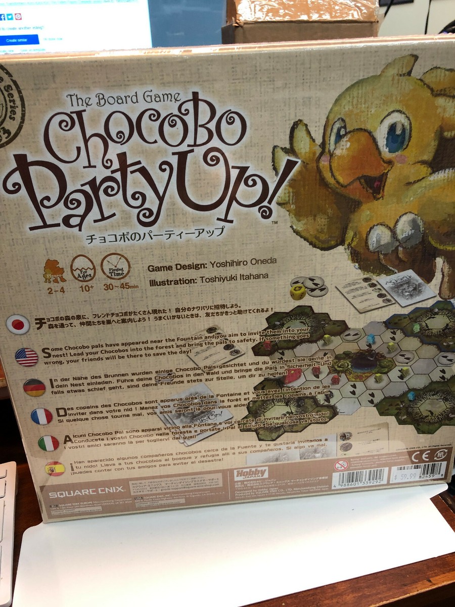 Chocobo Party Up Board Game Sealed | eBay