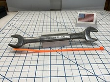 Craftsman =V= Series Open End Wrench - Sizes 5/8” x 3/4", USA Made - Orange