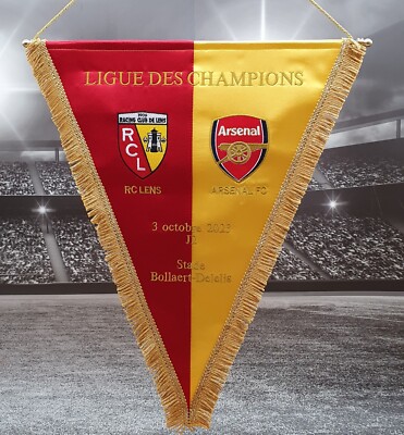 Fanion Vintage RC Lens – Wimpel Pennant – Souvenir Ancien Club Français