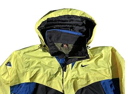 Vintage 90's Nike ACG Clima Fit Yellow/Blue/Black Shell Vintage 90's Nike ACG Clima Fit Yellow/Blue/Black Shell