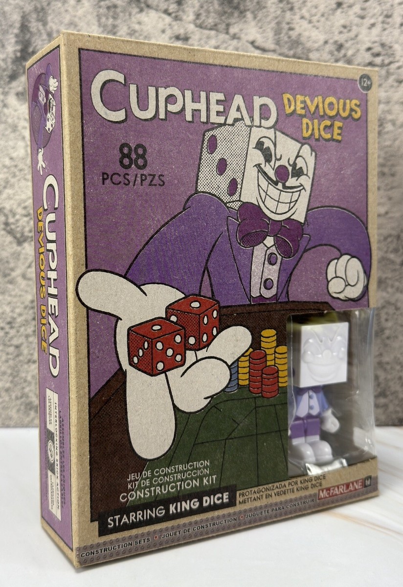McFarlane Toys Cuphead DEVIOUS DICE 88pc Construction Set