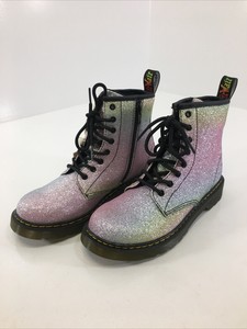 girls glitter combat boots