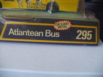 VINTAGE DINKY TOYS ATLANTEAN BUS #295 THE YELLOW PAGES MOC | eBay
