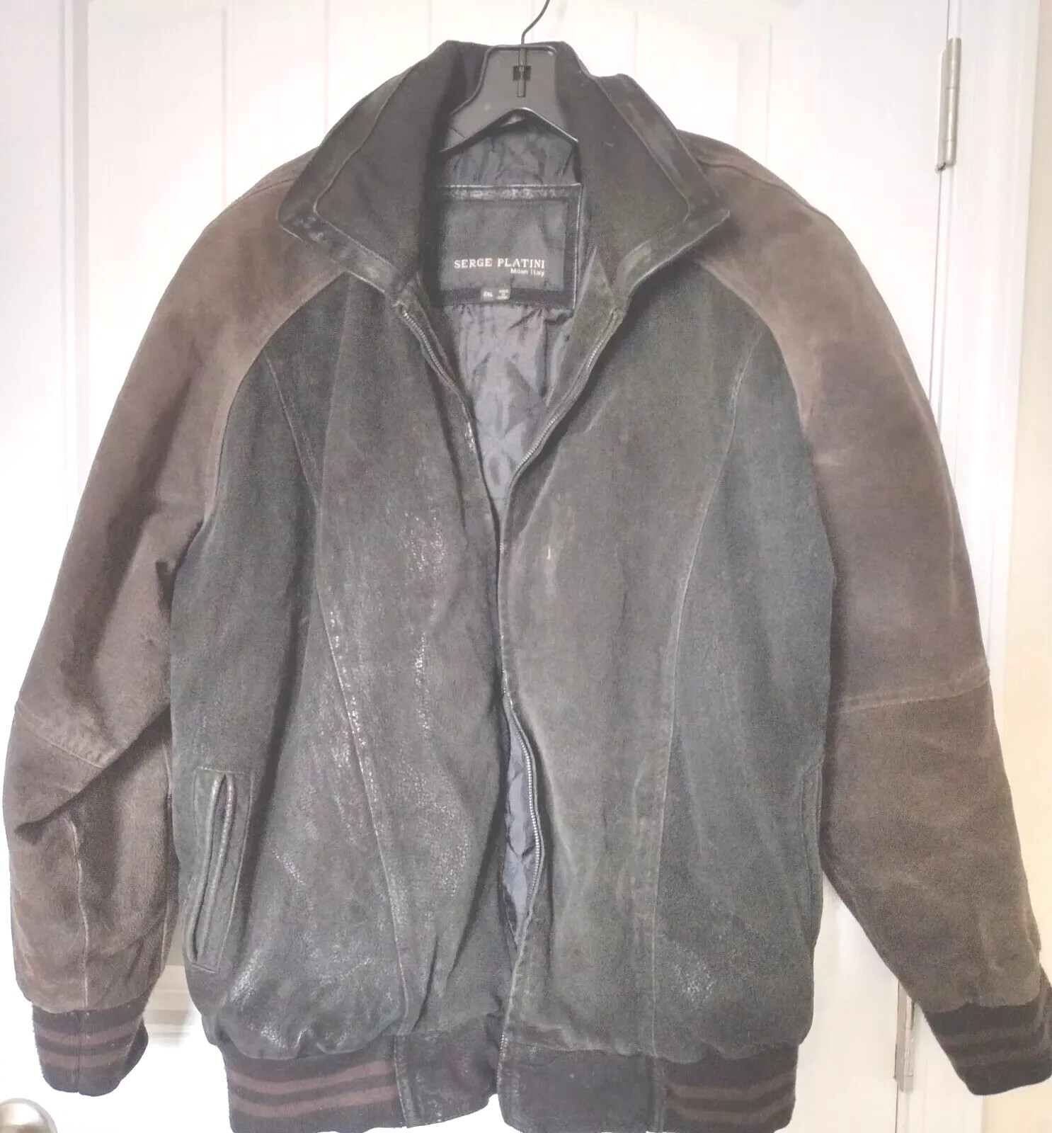 Serge Platini Leather Jacket XXL - Made 