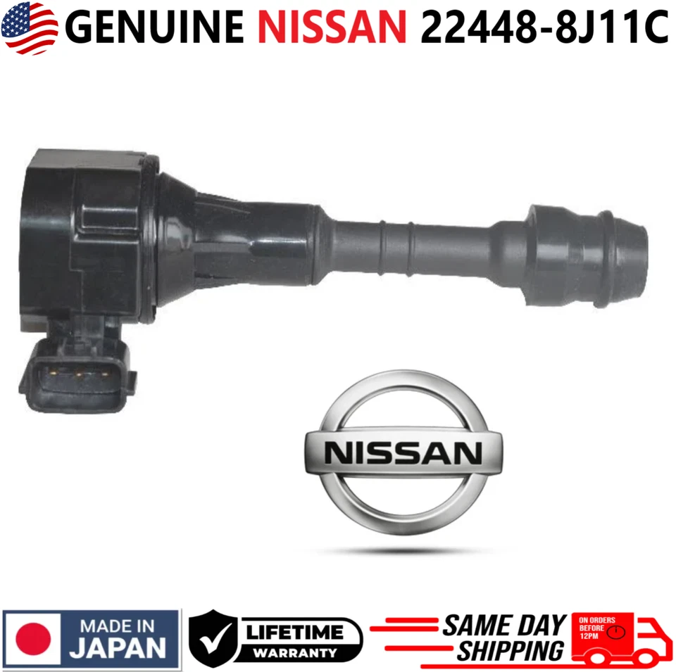 Bobinas de encendido originales Nissan x6 para Nissan e Infiniti 2001-2019, 22448-8J11C Foto 4 de 4