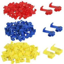 180Pcs Quick Splice Wire Connectors, Solderless Snap Wire Splice Ter...
