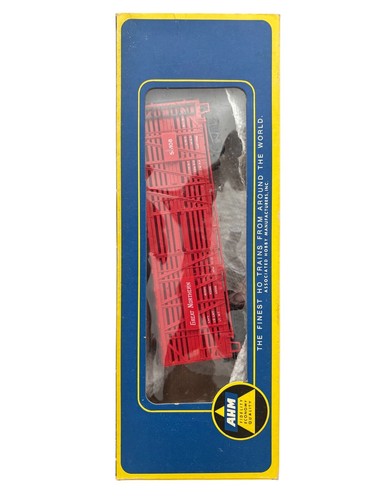 AHM HO Gauge GREAT NORTHER 56108 Cattle Car Complete In Box. Excellent - Picture 7 of 8