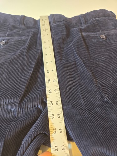 Peter Christian Corduroy Pants 34x33 Purple Straight Leg NWT - Picture 9 of 12