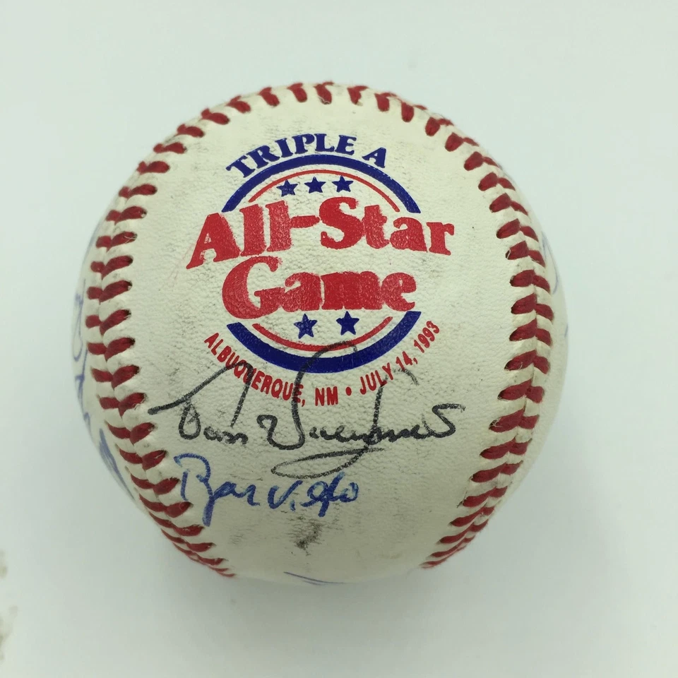 Incredible Chipper Jones Pre Rookie Signed 1993 All Star Game Baseball PSA DNA - Image 2 of 4