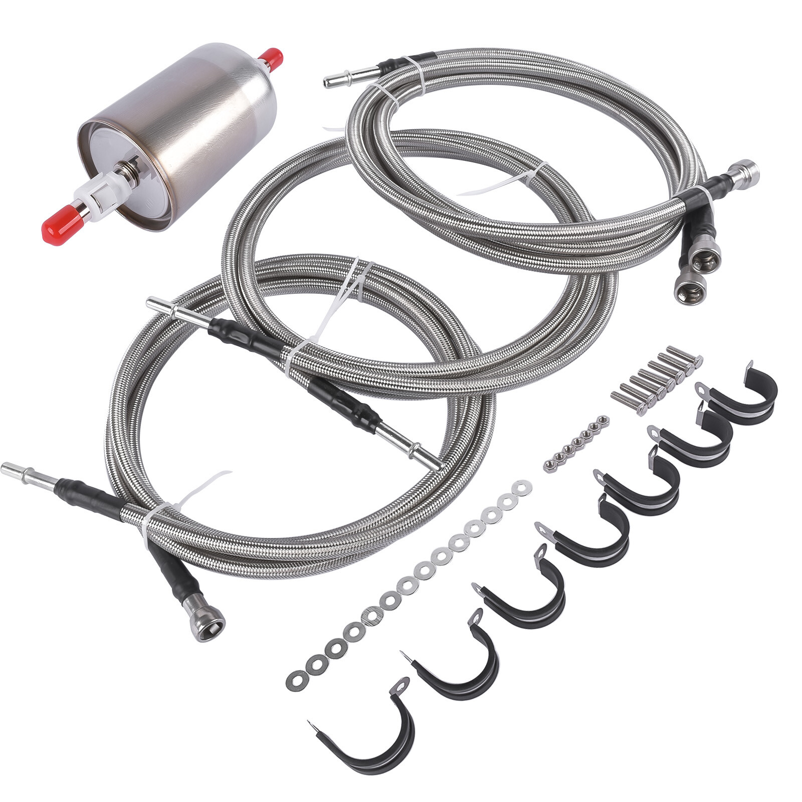 Stainless Steel Braided Fuel Lines Kit 819840 Quick Fix Fit for 19992003 Chevy eBay