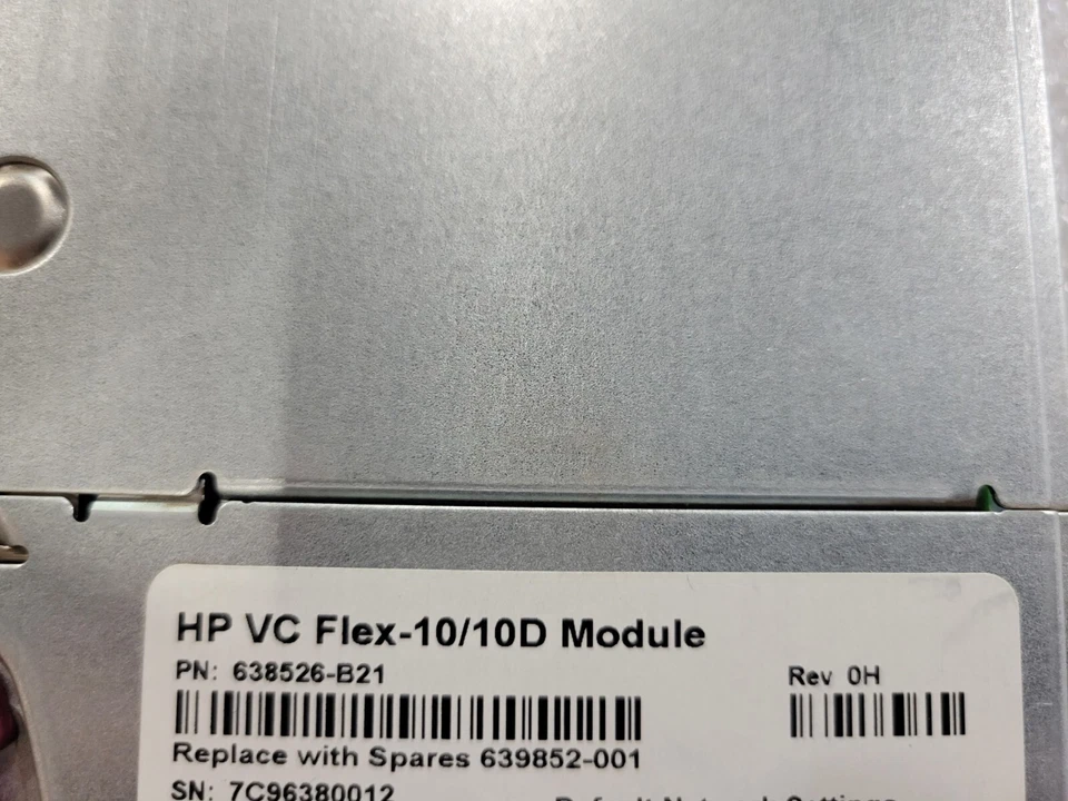 HP Blade System C7000 Enclosure 2 x 638526-B21/ 2x 658250-B21/2 x708046-001/6PSW - Image 4 of 4