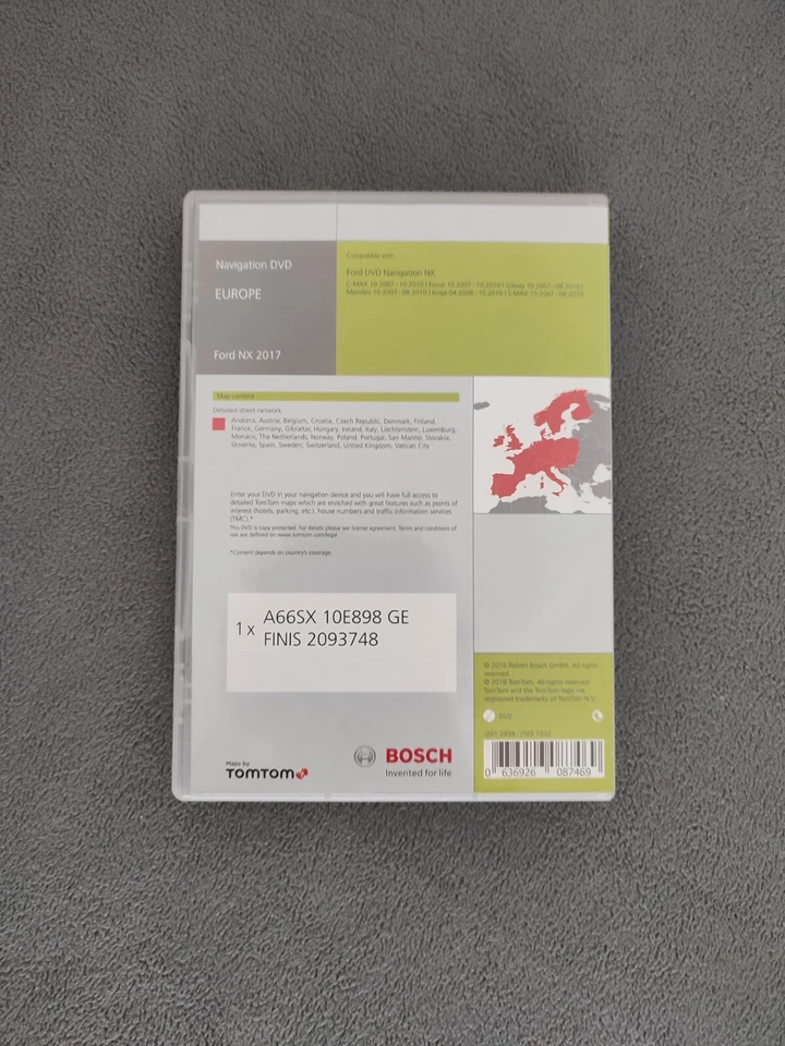 FORD NX Navigation DVD Europa 2017 S-MAX C-MAX FOCUS MONDEO GALAXY KUGA - Bild 2 von 4