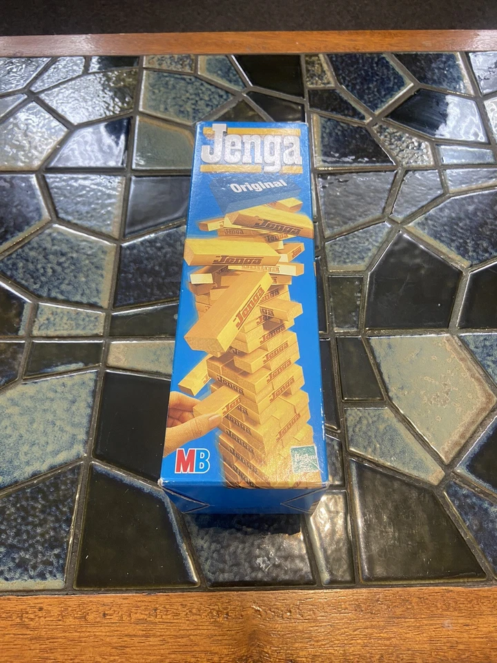 Jenga Original Game Wooden Building Blocks Stacking Game Hasbro MB NOS 2000 - Image 4 of 4