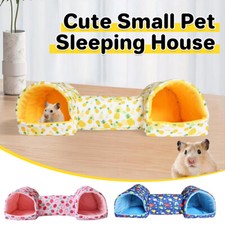 Comfortable Small Pet Hamster Nest House Cotton Tunnel Bedding for Hamster Sleep