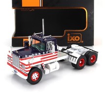 1966 MACK R-SERIES TRACTOR TRUCK 3-ASSI 1 BLUE WHITE RED 1:43 SCALE