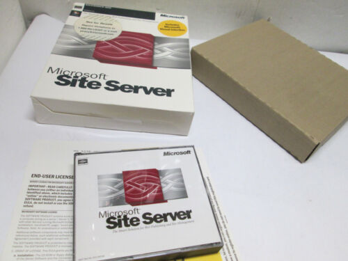 Vintage Microsoft Site Server Software Windows NT Ver 2.0