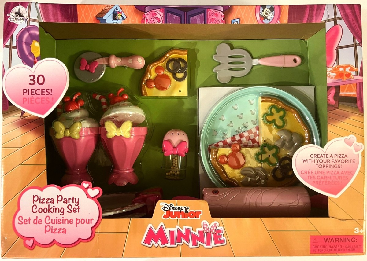 Disney Junior Minnie Mouse Pizza Party Cooking Set BRAND NEW | eBay