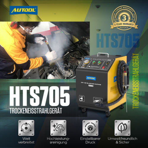AUTOOL® HTS705 Trockeneisstrahlanlage Trockeneisstrahlgerät Reinigungsmaschine - Bild 2 von 14