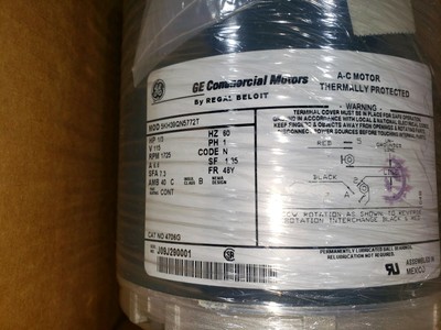 GE 4706G Motor 1/3 HP 115V 1725 RPM 6.6A 5KH39QN5772T for sale 