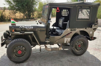 Complete Canvas Soft Top For JEEP WILLYS MB GPW CJ2A OD Green/Brown/Black