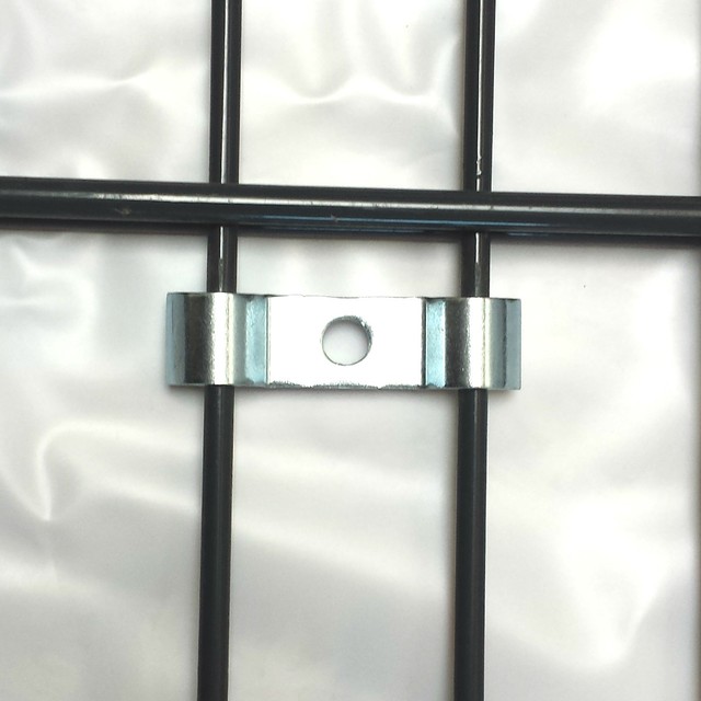 10 Doppelstabmatten Halter Butterfly groÃ VZ Gittermatten KlemmstÃ¼ck