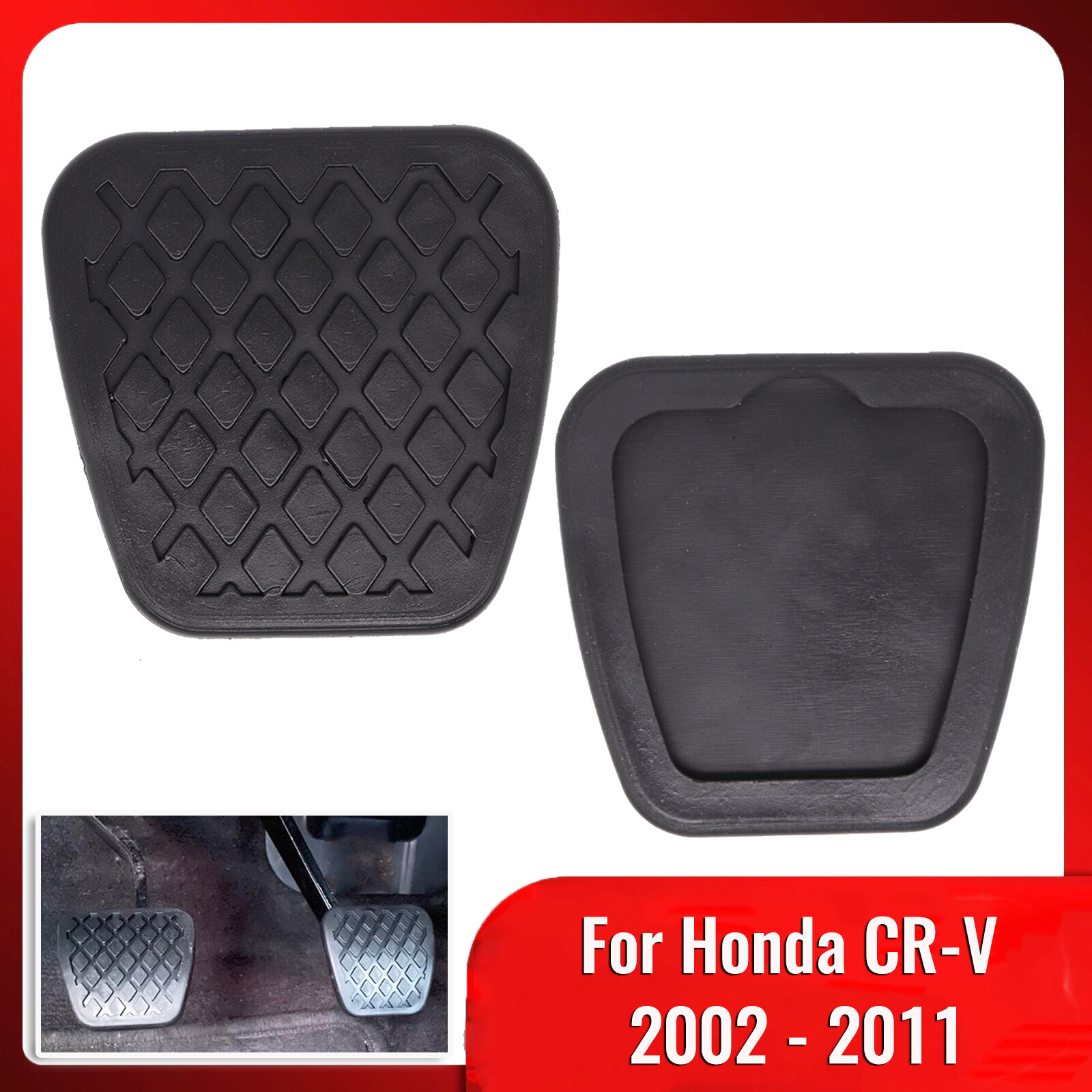 Copripedale in Gomma per Honda CR-V 2002-2011