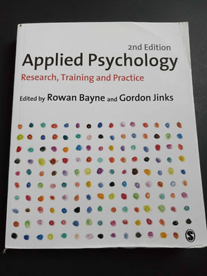 Applied Psychology by Rowan Bayne and Gordon Jinks, 2nd edition ...