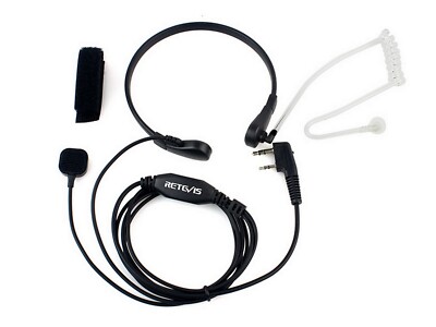 AURICOLARE DA LARINGE CON PTT ED ARCHETTO PER RICETRASMITTENTI BAOFENG |  eBay