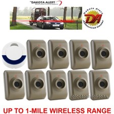 DAKOTA ALERT DCMA-4000 WIRELESS MOTION DRIVEWAY SECURITY ALARM - 9 SENSORS - NEW