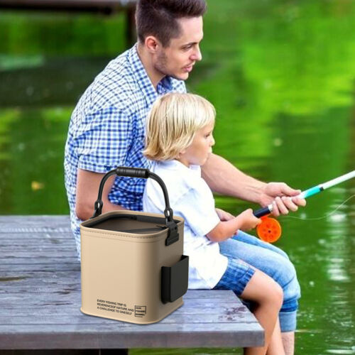 Multifunctional Foldable Waterproof Fishing Bucket-Live Fish Container - Picture 5 of 14