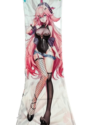Anime Genshin Impact Hugging Body Pillow Case 20"X59" Throw Pillow Cover - Picture 2 of 2