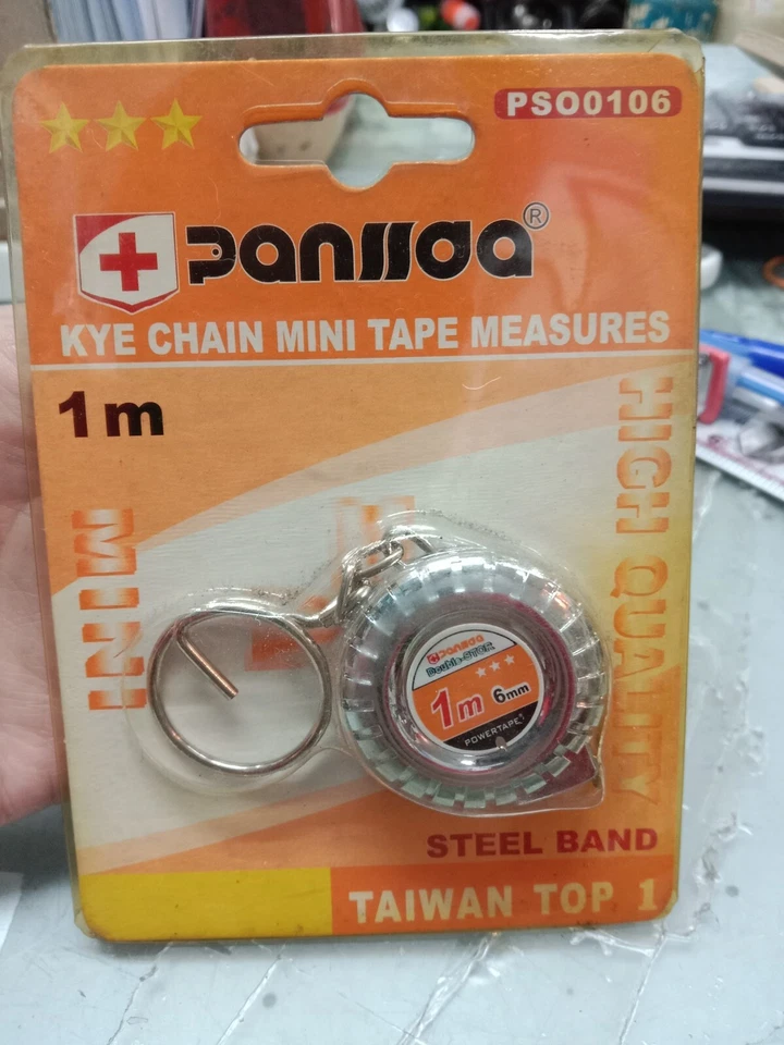 Key chain 1meter mini measuring tape - Image 1 of 1
