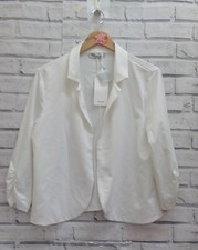 Bnwt Grace Karin Lightweight Jacket White Size Large - Cg E24