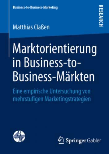 Thumbnail - Marktorientierung In Business-to-business-märkten Eine Empirische