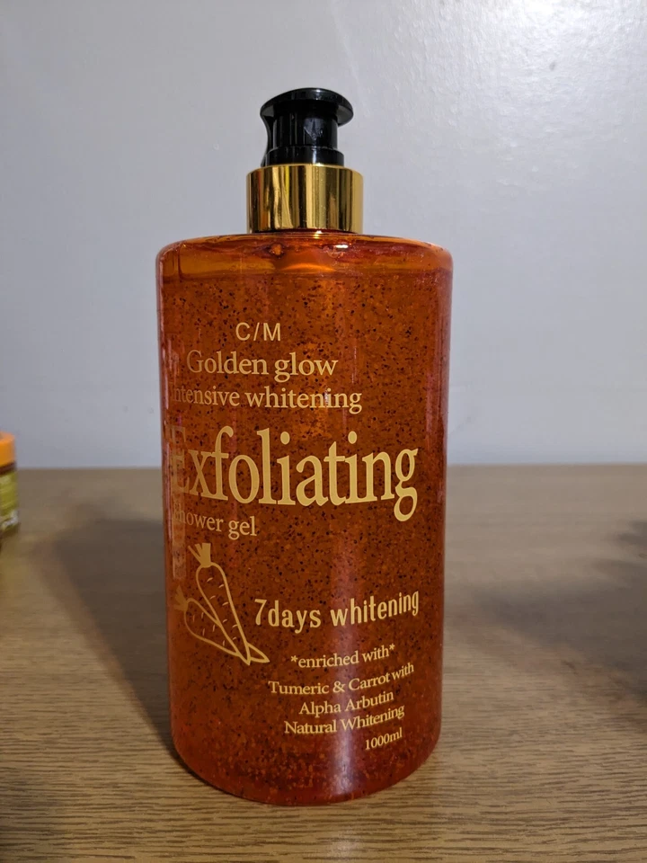 Golden Glow Intensive Whitening Exfoliating Shower Gel 1000ml 1 Pc