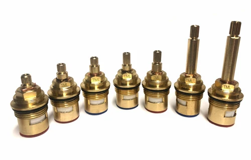 Tap Cartridge BSP 3/4" Bath Deck Mixer Valve Flow Shower Gland Insert 20 Teeth