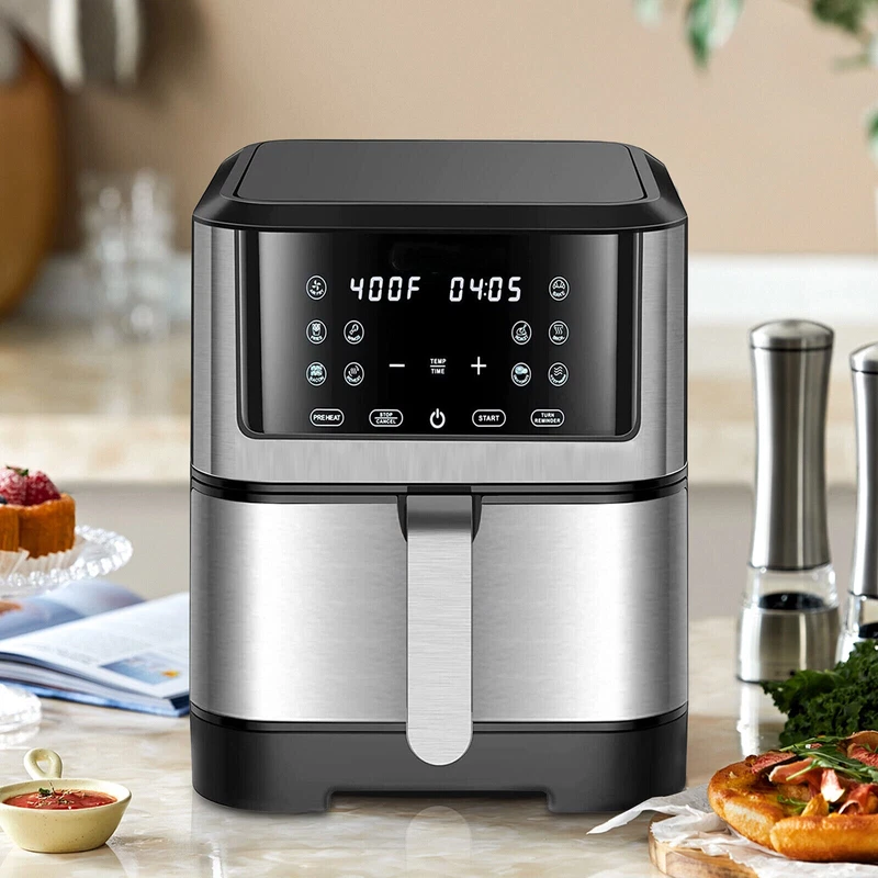8 QT 1500W Window-Style Digital Air Fryer
