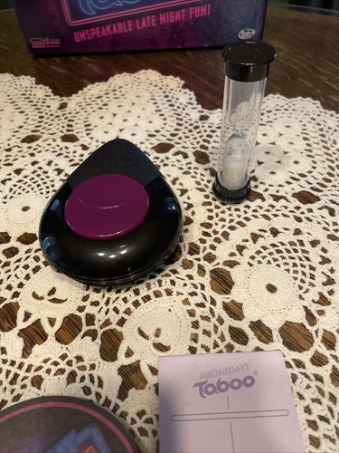 Hasbro Midnight Taboo Game Unspeakable Late Night Fun! Adult Game C0418 - Picture 8 of 15